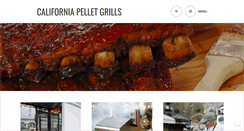 Desktop Screenshot of californiapelletgrills.com